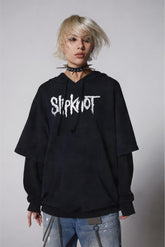 Tattered & Torn Knit Hoodie