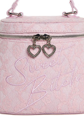 Sorry Not Sorry Crossbody Bag - Pink