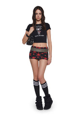 Skull Mini Skirt