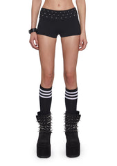 Iconic Studded Booty Shorts