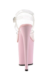 Flamingo-808 Platform Ankle Strap Sandals-Baby Pink