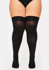 Plus Vamp Thigh Highs