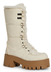 Grunge Trek Hiking Boots - White