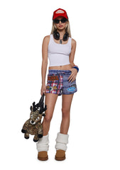 Patchwork Lounge Shorts