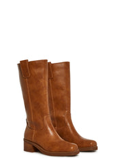 Session Dismissed Moto Boots - Brown
