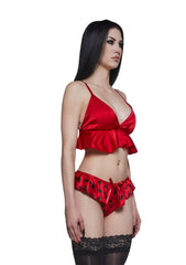 Flutter Bunny 2-Piece Lounge Set - Red