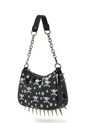 Punk Memories Spiked Shoulder Bag