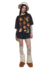 Holiday Wish List Oversized Tee