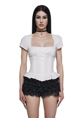 Shadow Seduction Poplin Blouse