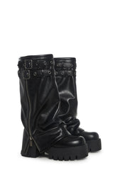 Warp Knee High Pant Boots