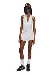 Carefree Days Collar Halter Dress