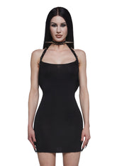 Gen Goth Halter Dress
