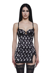 Lounge Bunny Satin Chemise
