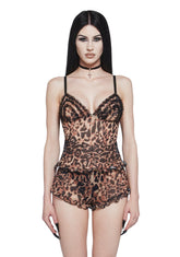 Flirty Talk Shorts Set