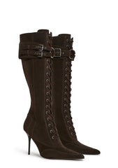Total Bewitcher Lace-Up Boots - Brown