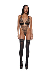 Orchid Blossom Embroidered Teddy