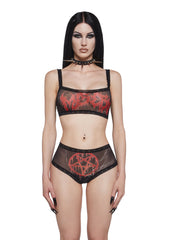 Hidden Goth Panty Set