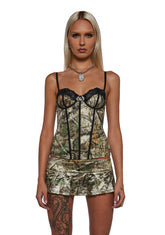 APX Camo Corset Top