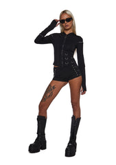 Ego Micro Shorts With Hardware