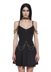 Steel Echoes Chain Dress