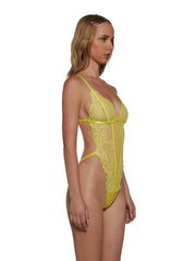 Kiss And Bloom Lace Teddy