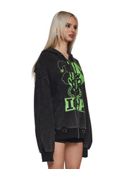 Glow In The Dark Juggla Washed Hoodie