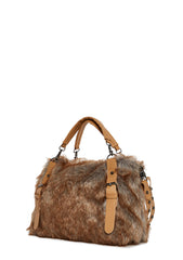 Wild Whisper Faux Fur Handbag