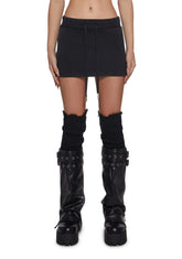 French Terry Mini Skirt