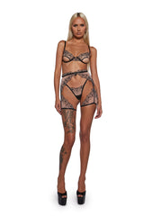 Playboy Bunny Kiss 3-Piece Chaps Set