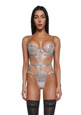Garden Of Eden Lace Teddy