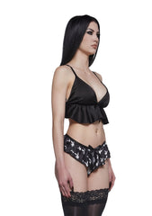 Flutter Bunny 2-Piece Lounge Set - Black
