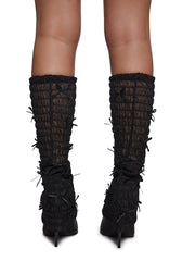 Just Like Me Leg Warmer Pumps