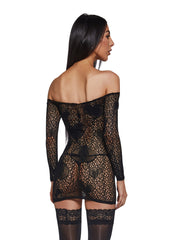 My Everything Off The Shoulder Dress - Black