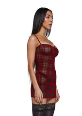 Velvet Lines Lingerie Set