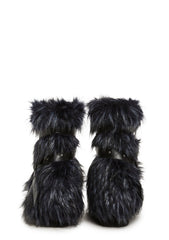Low Wild Instincts Faux Fur Boots - Blue