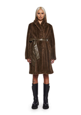 Signal Maxi Faux Fur Coat