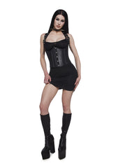 Gen Goth Halter Dress