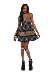 Falling Crush Baby Doll Dress