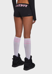 Playboy Mini Shorts - Black