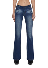 Elle Low Rise Jeans - Light Blue