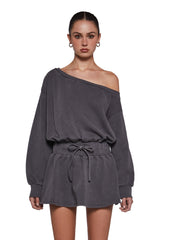 Fingers Crossed Sweatshirt Dress