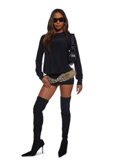 Class Clique Long Sleeve Dress - Black