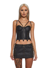 Signal Studded Corset Top