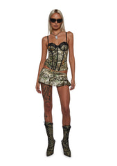 APX Camo Corset Top