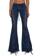 Wild Wanderer Flare Jeans - Blue