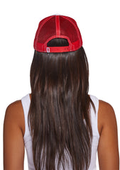 White And Red Trucker Hat