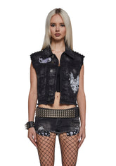 Moonlight Pact Denim Vest