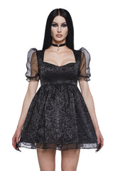 Dark Bidding Babydoll Dress