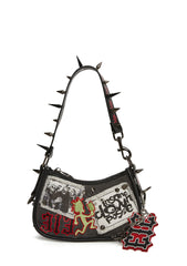 Halls Of Illusions Spiked Shoulder Bag