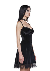 Midnight Blind Faith Velvet Dress